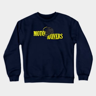 moto helmet Crewneck Sweatshirt